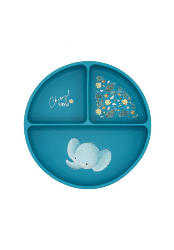 Plato de silicona Elefante SASSI