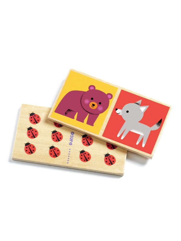 Juegos educativos Domino Wood