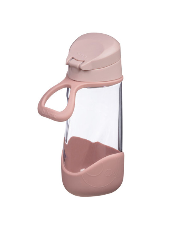 Botella tritán con boquilla y asa 450ml B.Box - Blush Crush