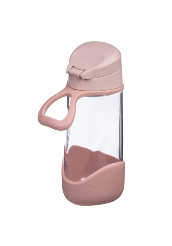 Botella tritán con boquilla y asa 450ml B.Box - Blush Crush