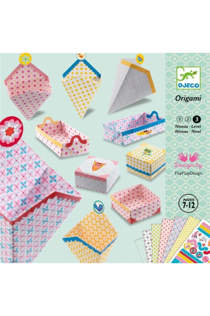 Kirigami pequeñas cajitas DJECO