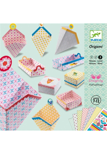 Kirigami pequeñas cajitas DJECO