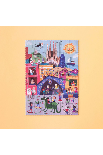 Night and day in Barcelona puzzle LONDJI