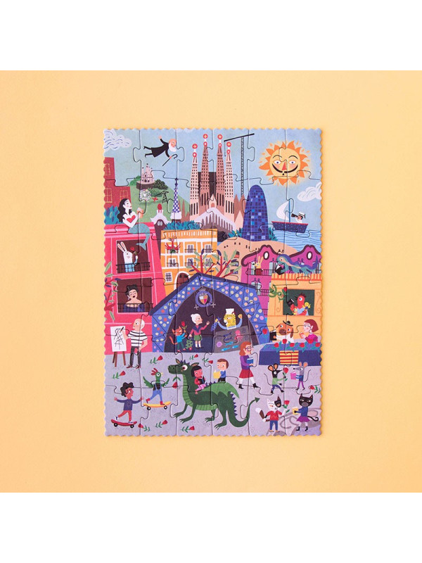 Night and day in Barcelona puzzle LONDJI