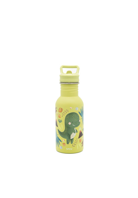 Botella Acero Inox Dinosaurio SASSI 