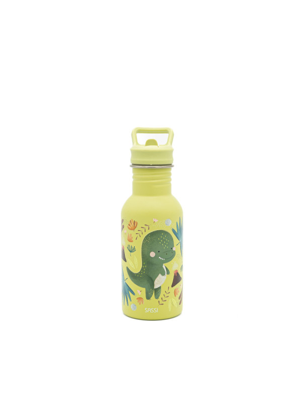 Botella Acero Inox Dinosaurio SASSI 