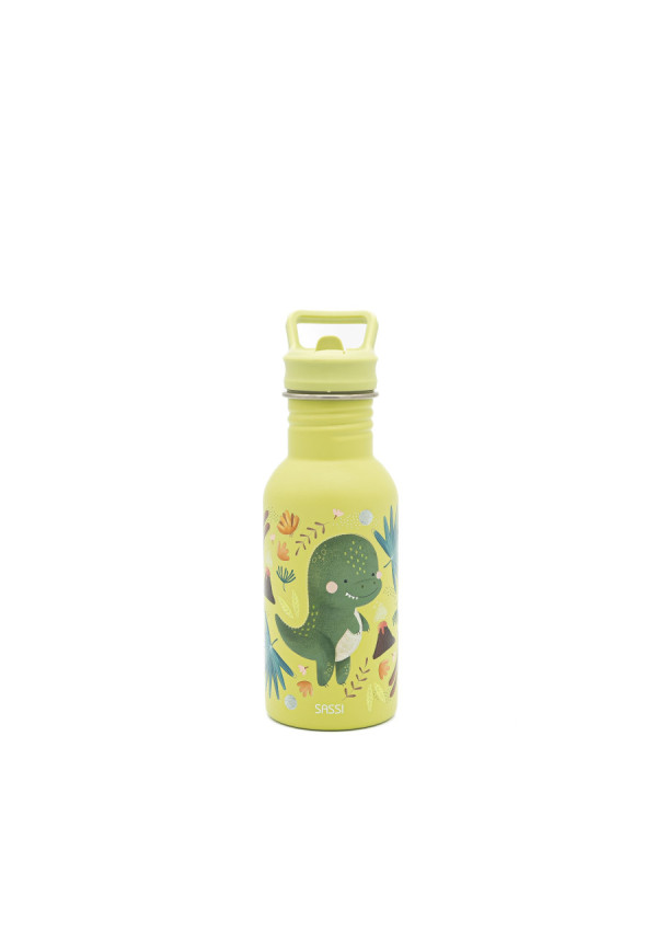 Botella Acero Inox Dinosaurio SASSI 