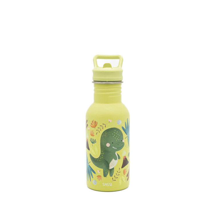Botella Acero Inox Dinosaurio SASSI 
