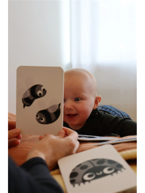 Cartas de contrastes para bebés