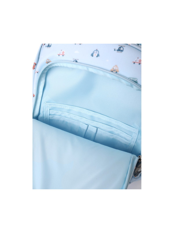 Mochila Mediana City Cars + Llavero 