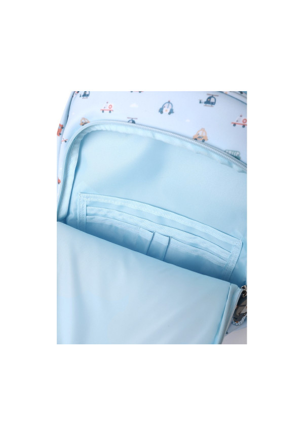 Mochila Mediana City Cars + Llavero 