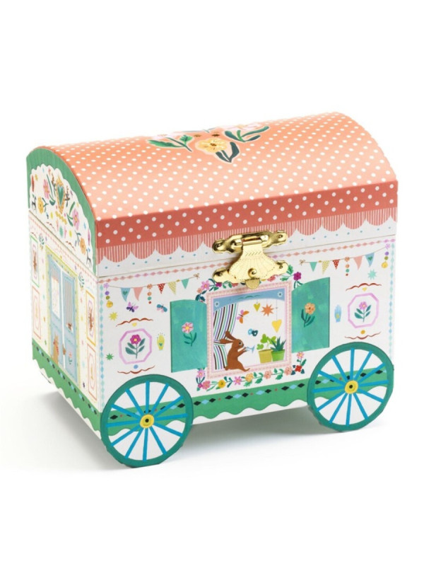 Caja de música Caravana encantadora DJECO