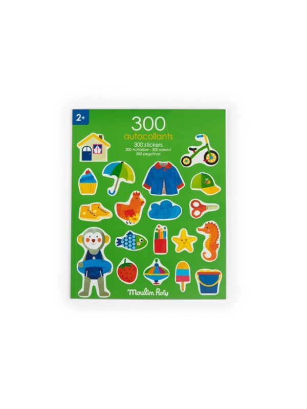 Cuaderno 300 pegatinas Popipop MOULIN ROTY