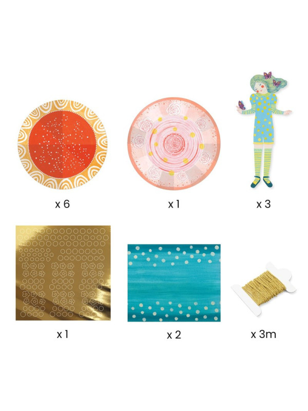  Papel creativo Vestidos DJECO