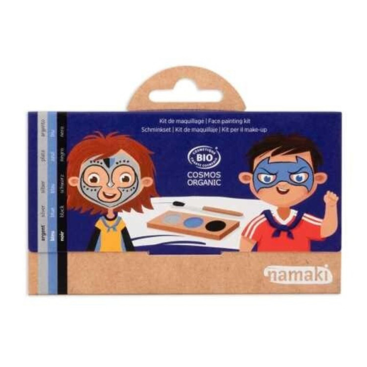 KIT MAQUILLAJE 3 COLORES Caballero & Superheroe NAMAKI