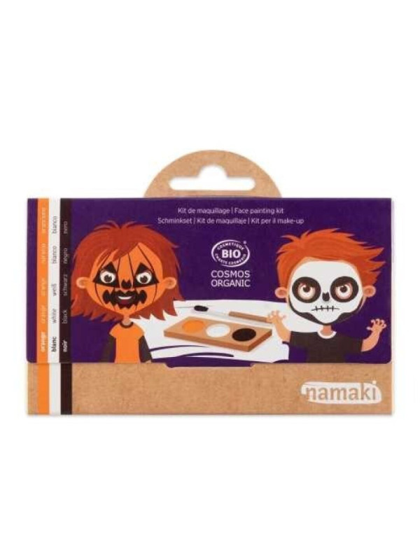KIT MAQUILLAJE 3 COLORES Calabaza & Esqueleto NAMAKI