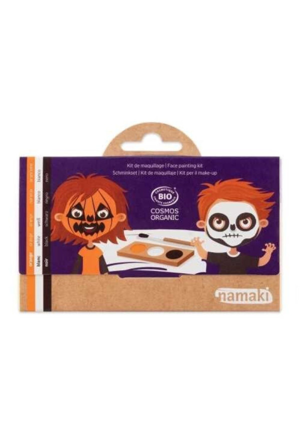 KIT MAQUILLAJE 3 COLORES Calabaza & Esqueleto NAMAKI