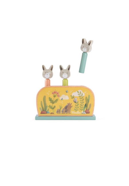 Pop up Trois Petits Lapins MOULIN ROTY