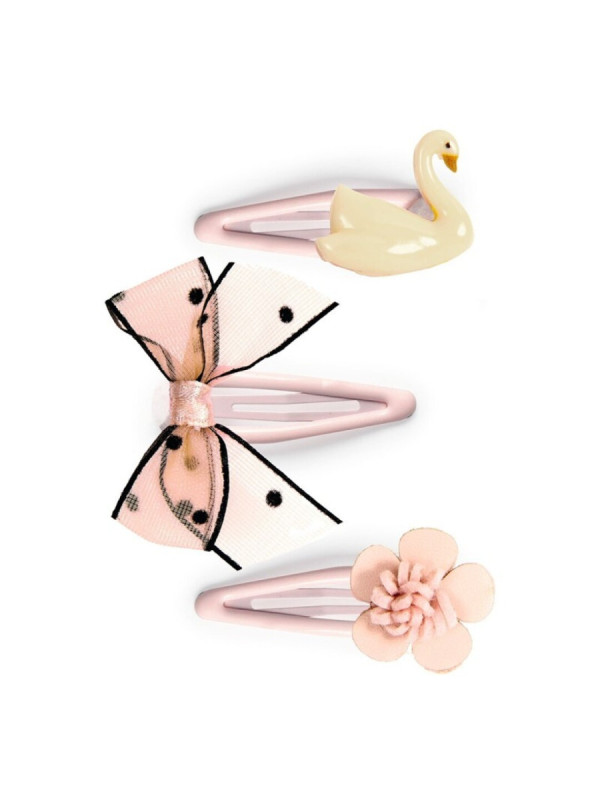 Plume clips Violette