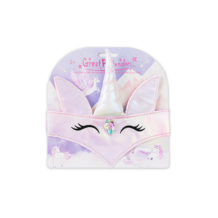 DIADEMA CON CUERNO DE UNICORNI GREAT PRETENDERS