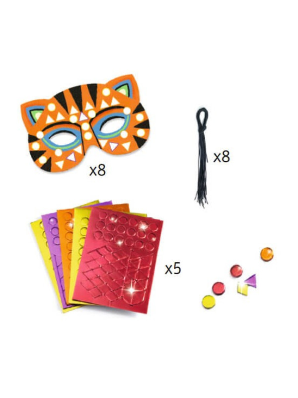 DIY Máscaras para decorar Animales de la selva DJECO