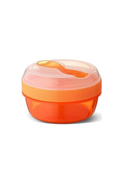 Caja Almuerzo con Tapa Refrigerante N'ice Cup Naranja Carl Oscar