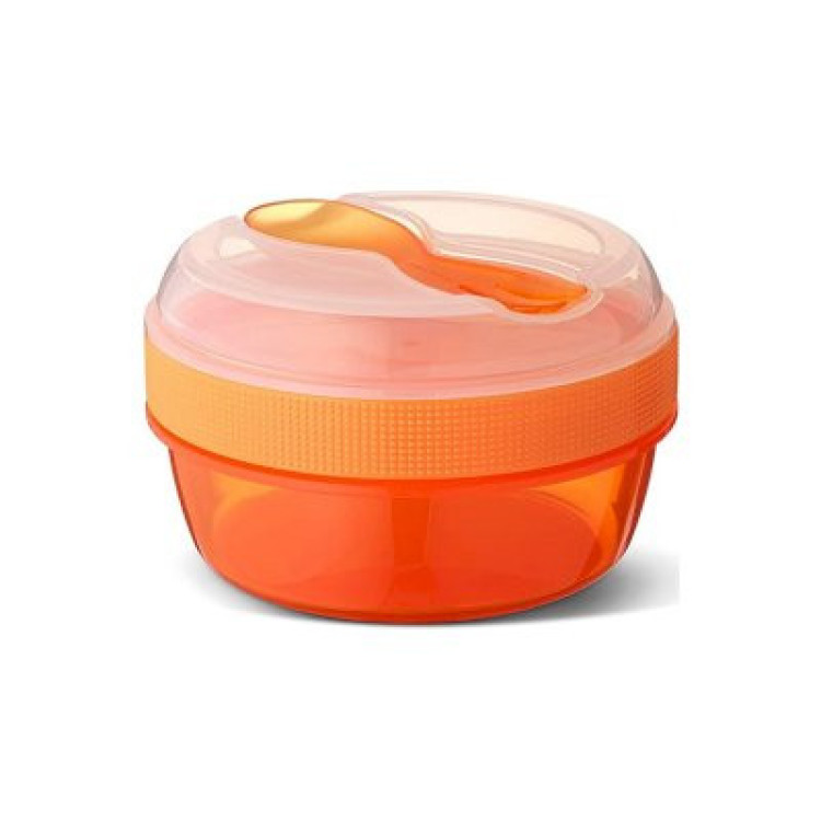 Caja Almuerzo con Tapa Refrigerante N'ice Cup Naranja Carl Oscar