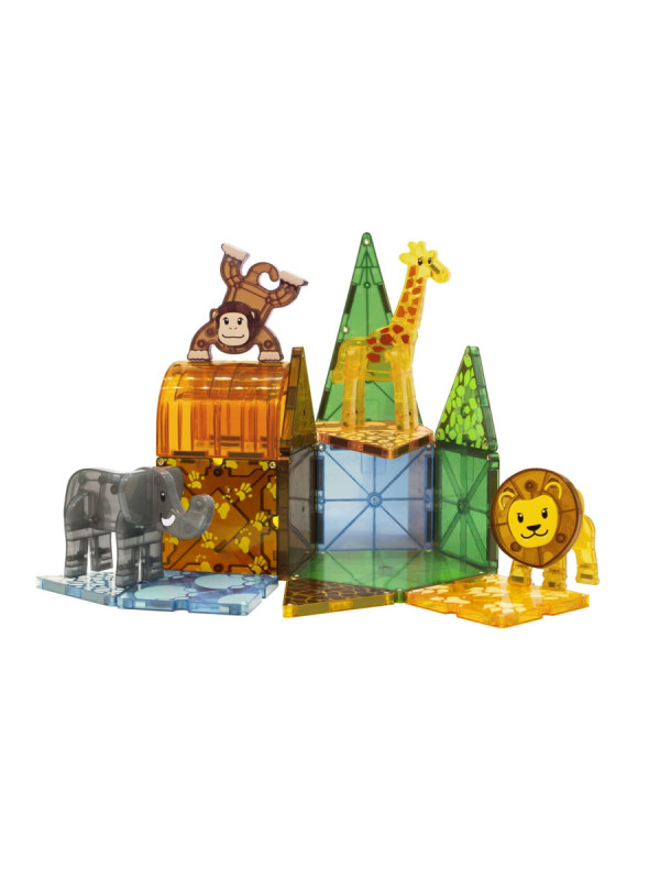 MAGNA-TILES Safari Animals Set 25pcs
