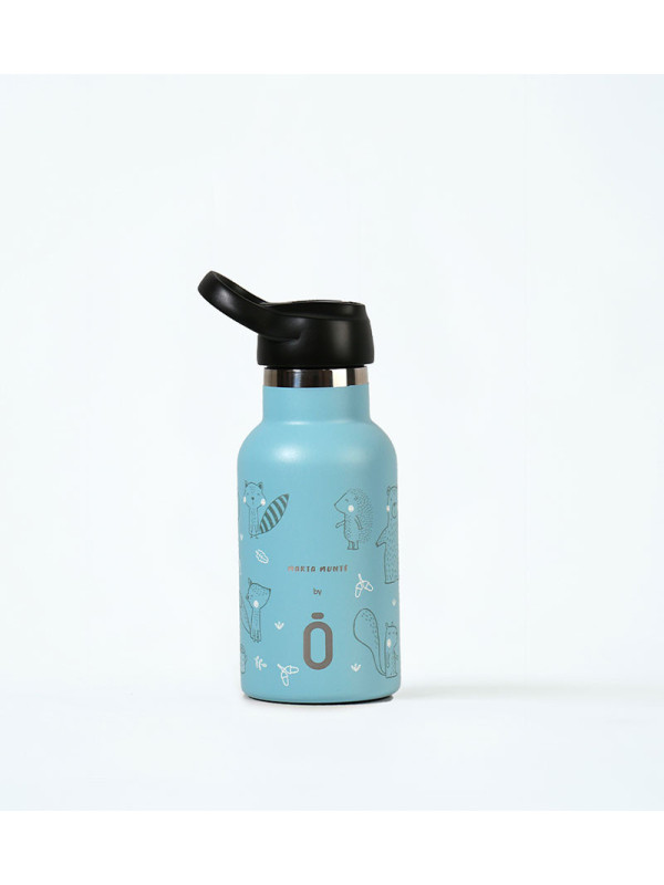 Botella termica 350ml Marta Munté – Forest azul RUNBOTT