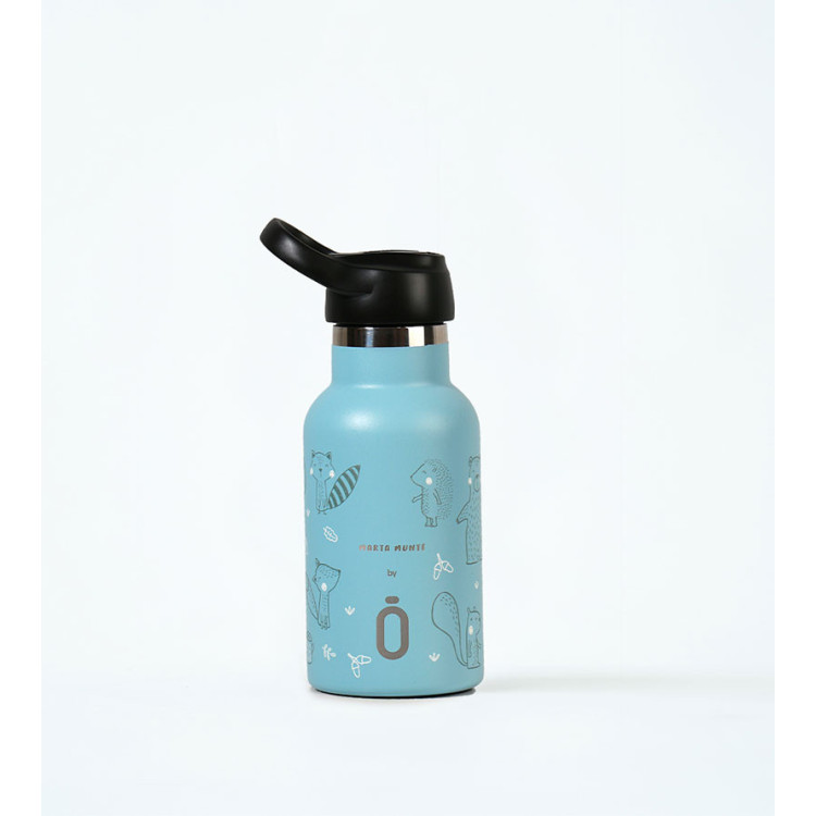 Botella termica 350ml Marta Munté – Forest azul RUNBOTT