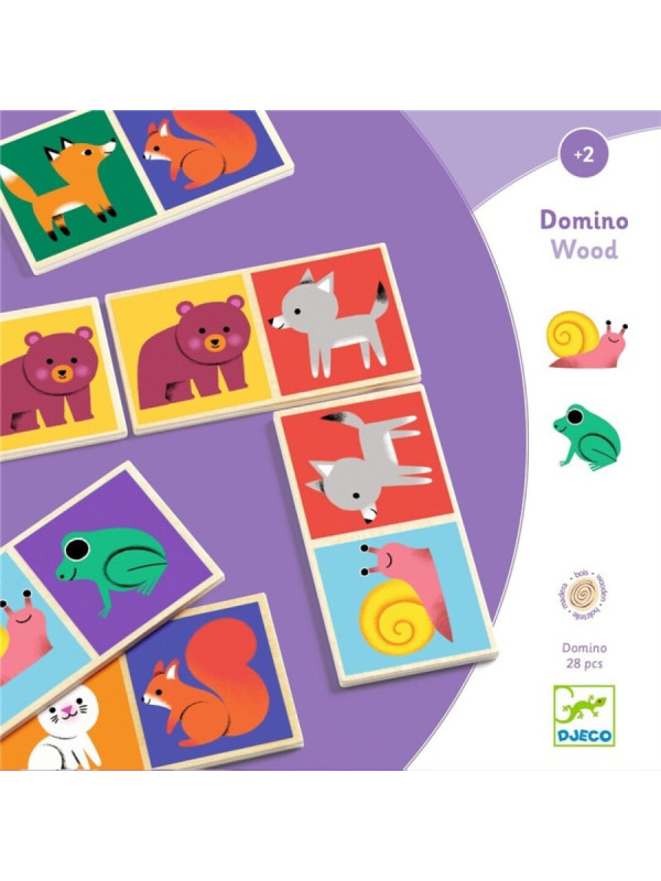 Juegos educativos Domino Wood