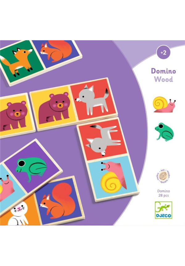 Juegos educativos Domino Wood