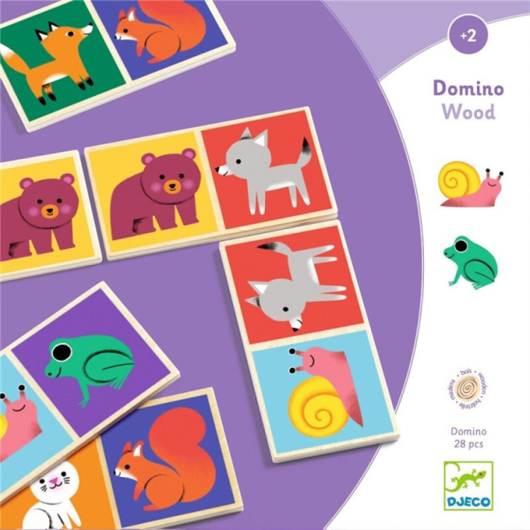 Juegos educativos Domino Wood