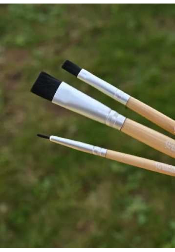  SET DE 3 PINCELES PARA MAQUILLAJE NAMAKI