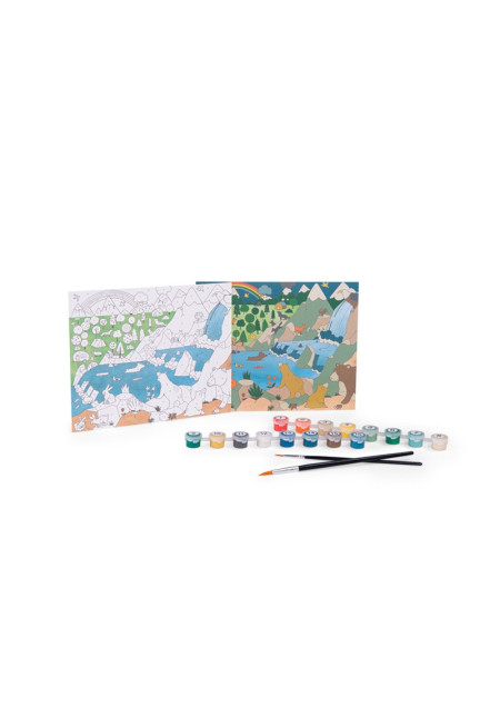 Pinturas por números El explorador MOULIN ROTY
