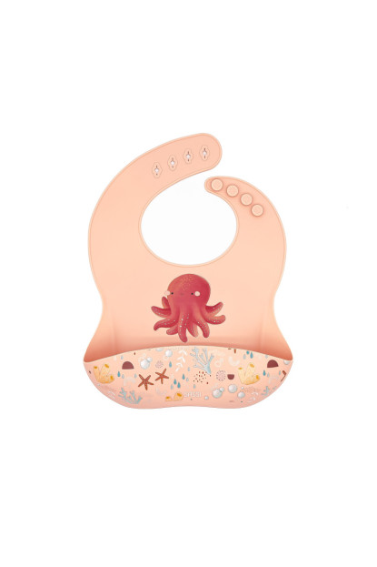 Babero de silicona Pulpo SASSI