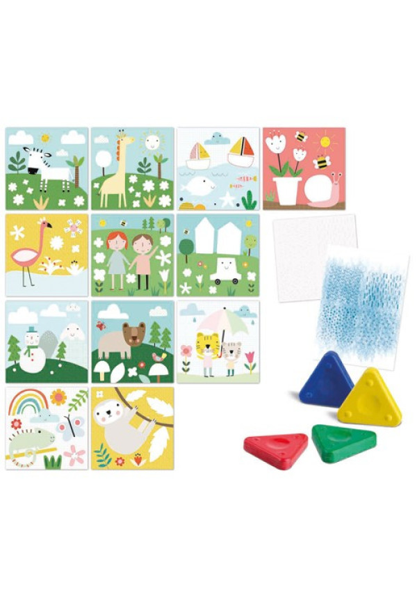 Crea Dudù First Colouring - Ceras de Color LUDATTICA