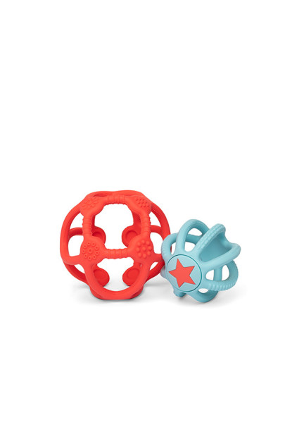 Sensory balls set of 2 Orange and Blue LITTLE L
