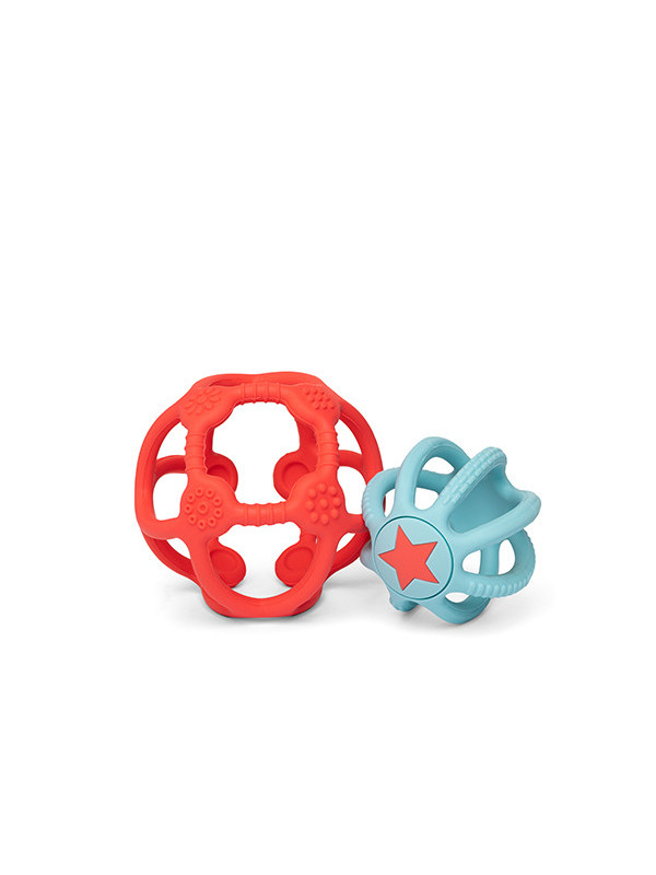 Sensory balls set of 2 Orange and Blue LITTLE L