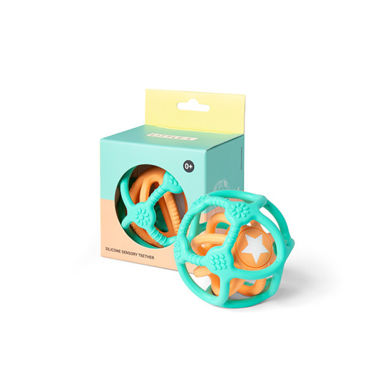 Sensory Balls Set of 2 Green and Orange LITTLE L