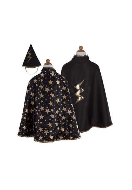 Capa reversible de mago con sombrero TALLA 4-6 GREAT PRETENDERES