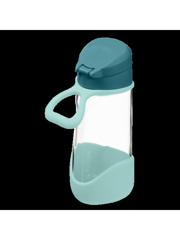 Botella tritán con boquilla y asa 450ml B.Box - Emerald Forest