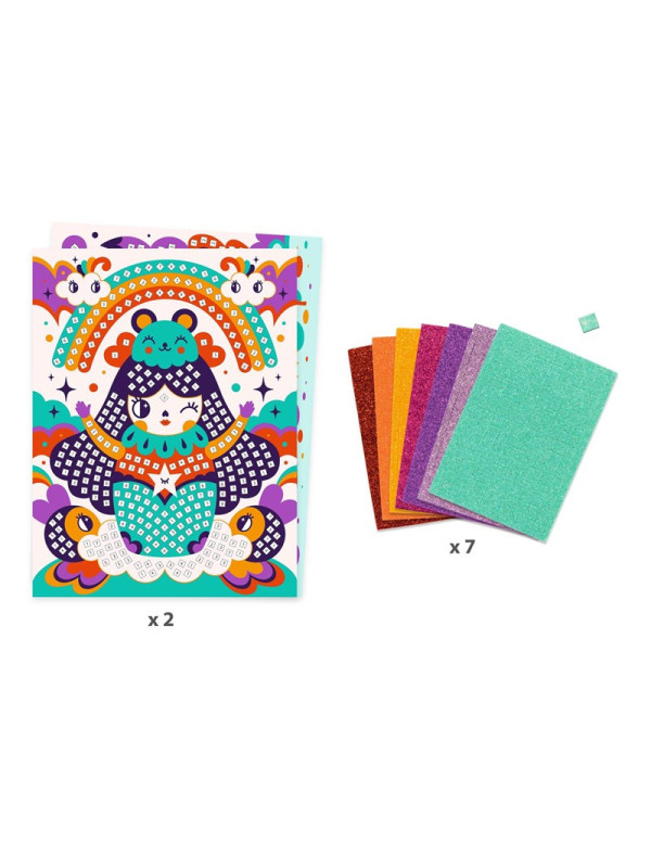 Mosáicos Kokeshi DJECO