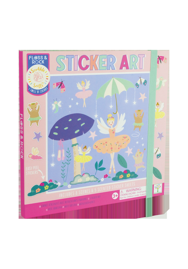 LIBRO DE ADHESIVOS CON OLOR ENCHANTED FLOSS&ROCK