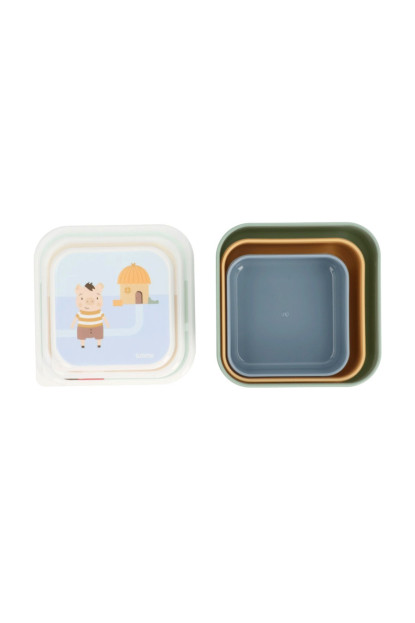 3 Cajas Almuerzo The Three Little Pigs