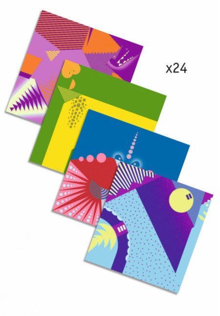 Papiroflexia Origami Dinosaurios DJECO