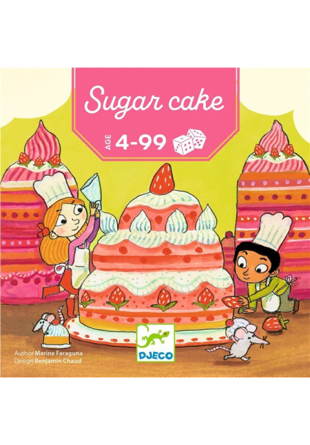 Juego de dados Sugarcake DJECO