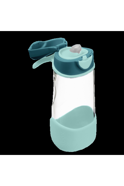 Botella tritán con boquilla y asa 450ml B.Box - Emerald Forest Botella tritán con boquilla y asa 450ml B.Box - Emerald Forest