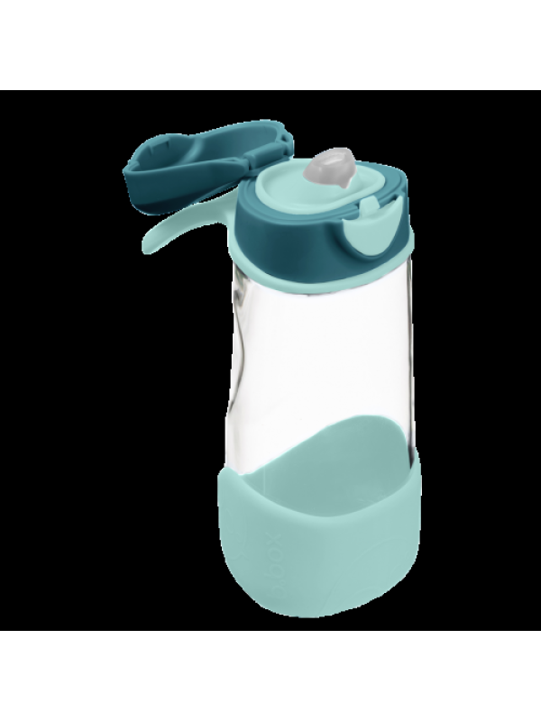 Botella tritán con boquilla y asa 450ml B.Box - Emerald Forest