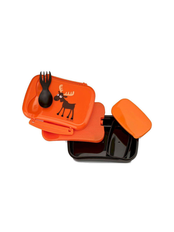Caja de Almuerzo N'ice Box Kids Reno Naranja Carl Oscar